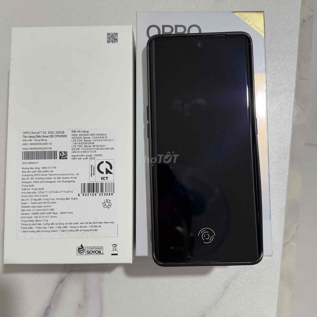 OPPO Reno8 T 5G 256GB Trắng. Mua bán Điện thoại tại Quận 11 Tp Hồ Chí Minh được đăng bởi HOÀNG THỊNH hình 1