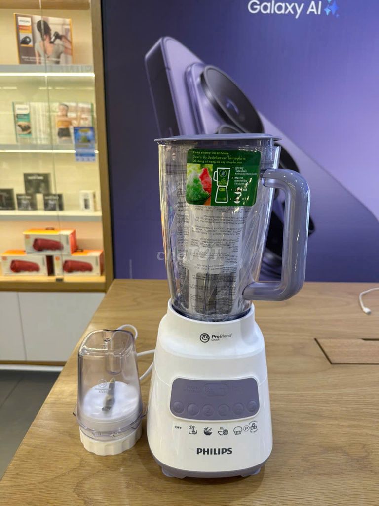 Máy xay sinh tố PHILIPS HR2222 Chính Hãng Mới. Mua bán Bếp, lò, đồ điện nhà bếp tại Quận 10 Tp Hồ Chí Minh được đăng bởi Cửa hàng Happy phone hình 1