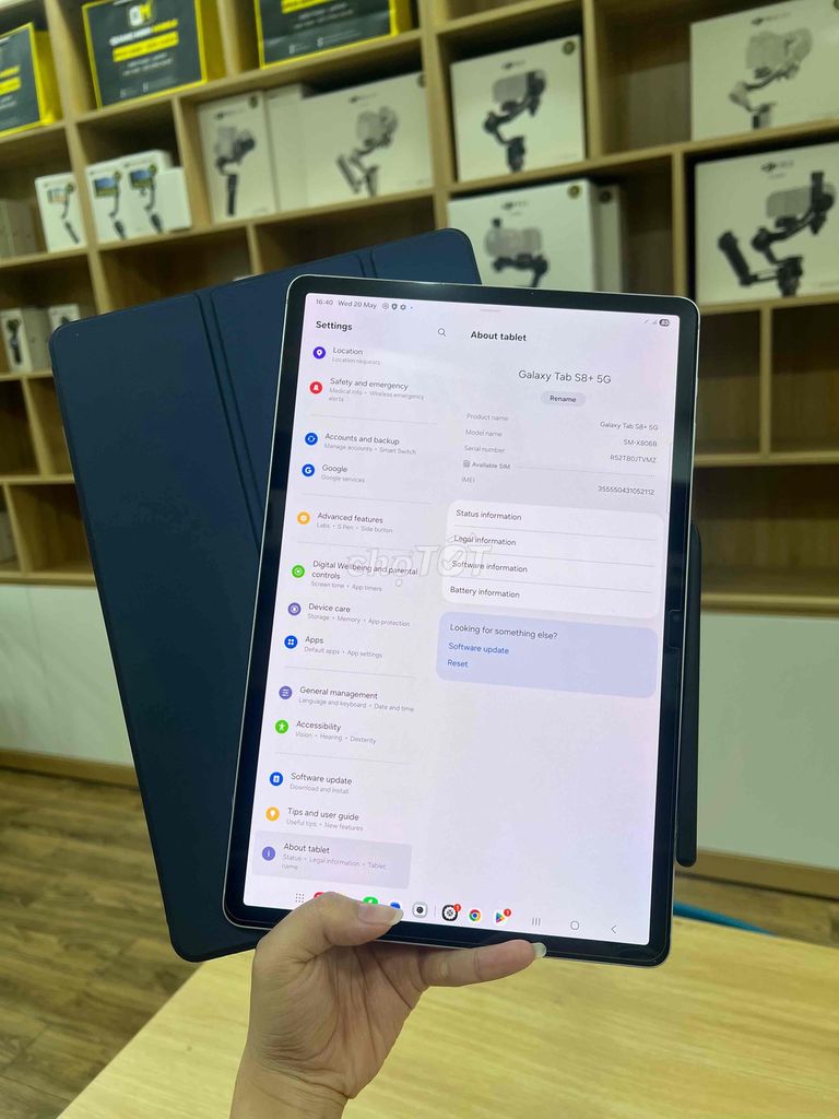 Samsung Galaxy Tab S8 Plus 5G 12.4 in. Mua bán Máy tính bảng tại Quận Gò Vấp Tp Hồ Chí Minh được đăng bởi Quang Minh Mobile  hình 1