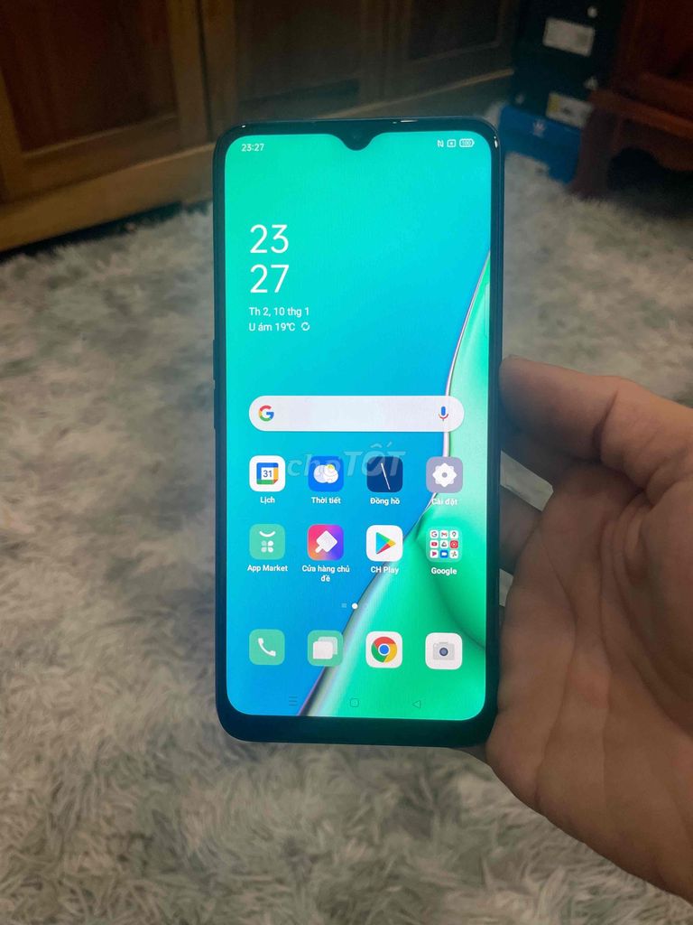 Oppo A9 Ram 4+2/128 mây zin đẹp