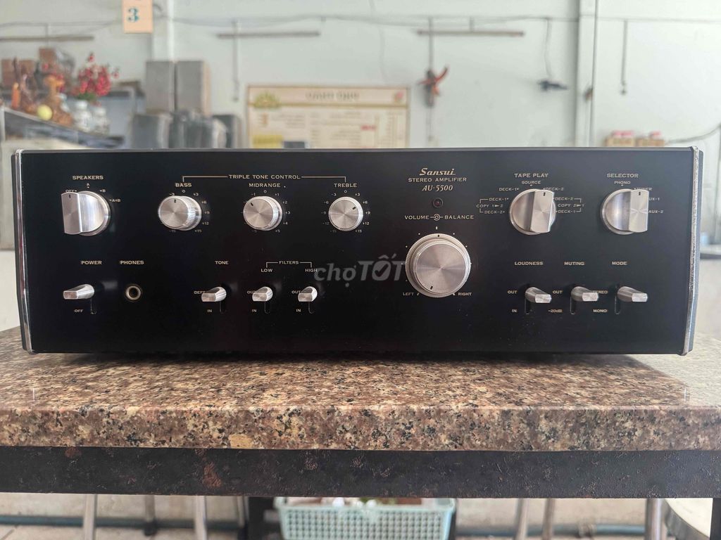 Amply Sansui AU-5500 máy chạy 4 sò sắt Sanken zin. Mua bán Tivi, Âm thanh tại Quận 12 Tp Hồ Chí Minh được đăng bởi Thao Đặng hình 1