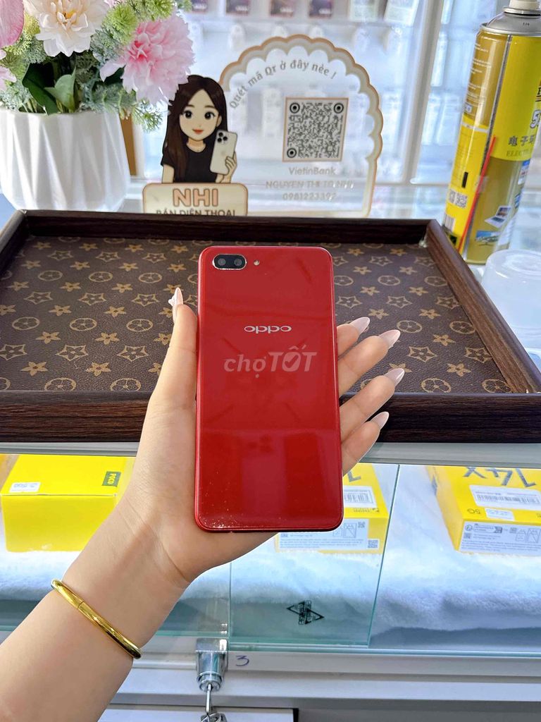 Oppo A3S 128GB Đỏ. Mua bán Điện thoại tại Huyện Tịnh Biên An Giang được đăng bởi Điện Thoại Tuấn Anh hình 1