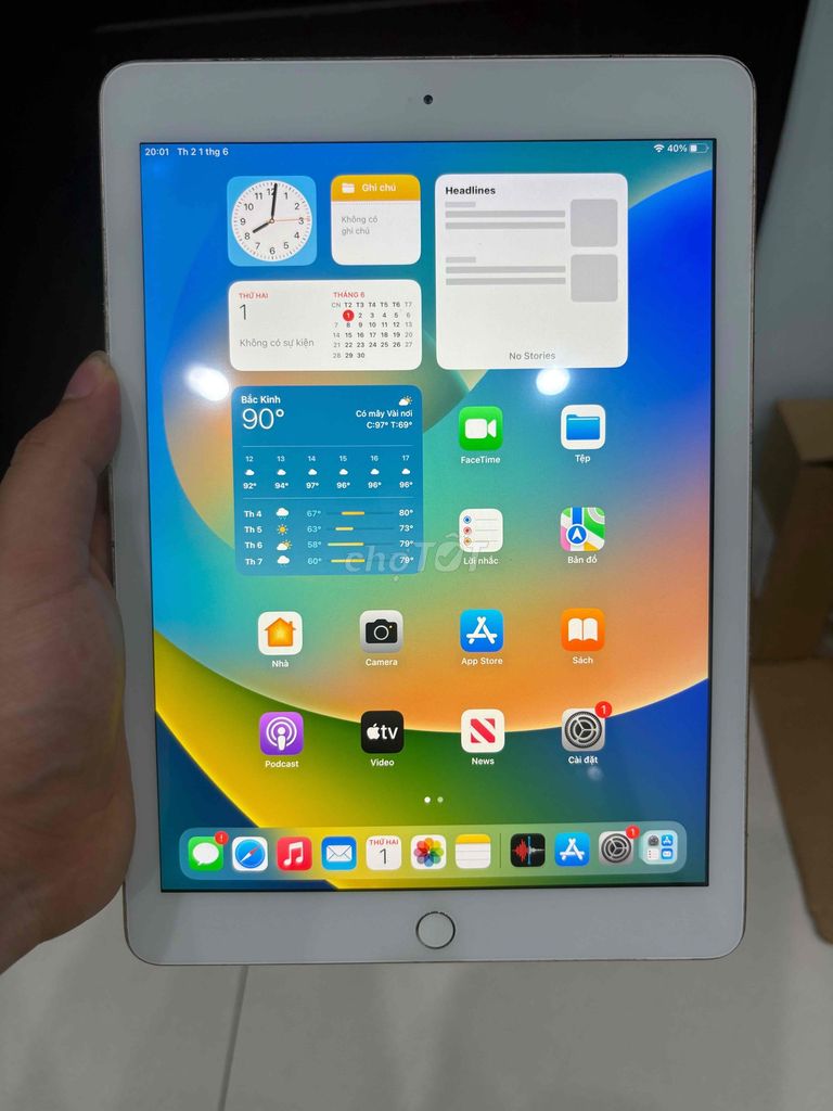 Apple iPad Gen 5 32GB vỏ cấn mvt. Mua bán Máy tính bảng tại Quận Hai Bà Trưng Hà Nội được đăng bởi Dũng hình 1