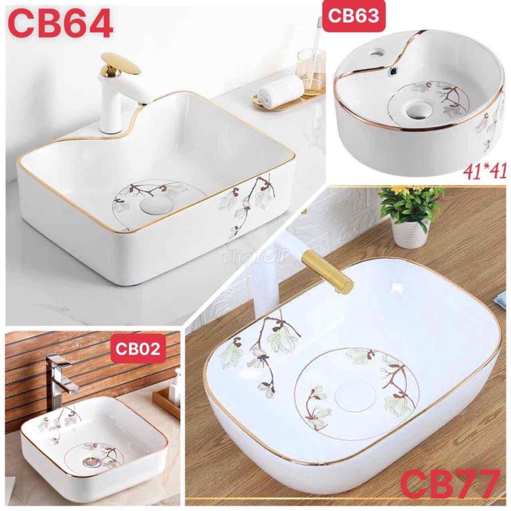 Lavabo đá men nano cao cấp