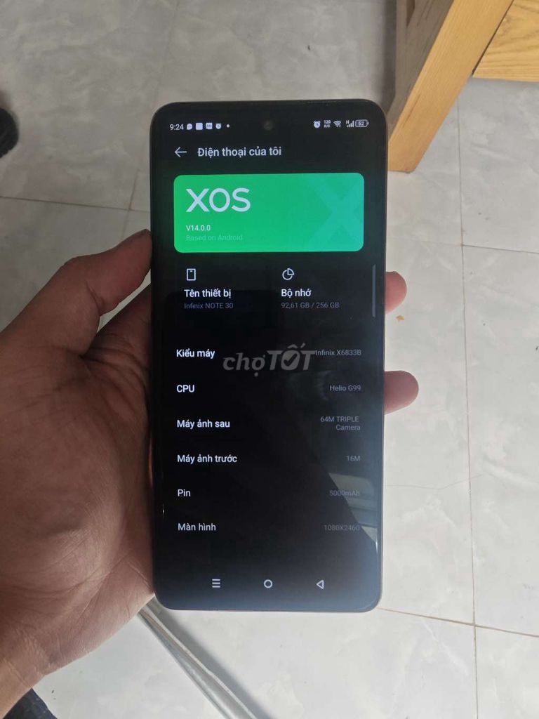 Infinix NOTE 30 8GB/256GB Cam. Mua bán Điện thoại tại Thành phố Quảng Ngãi Quảng Ngãi được đăng bởi Quang Huy hình 1