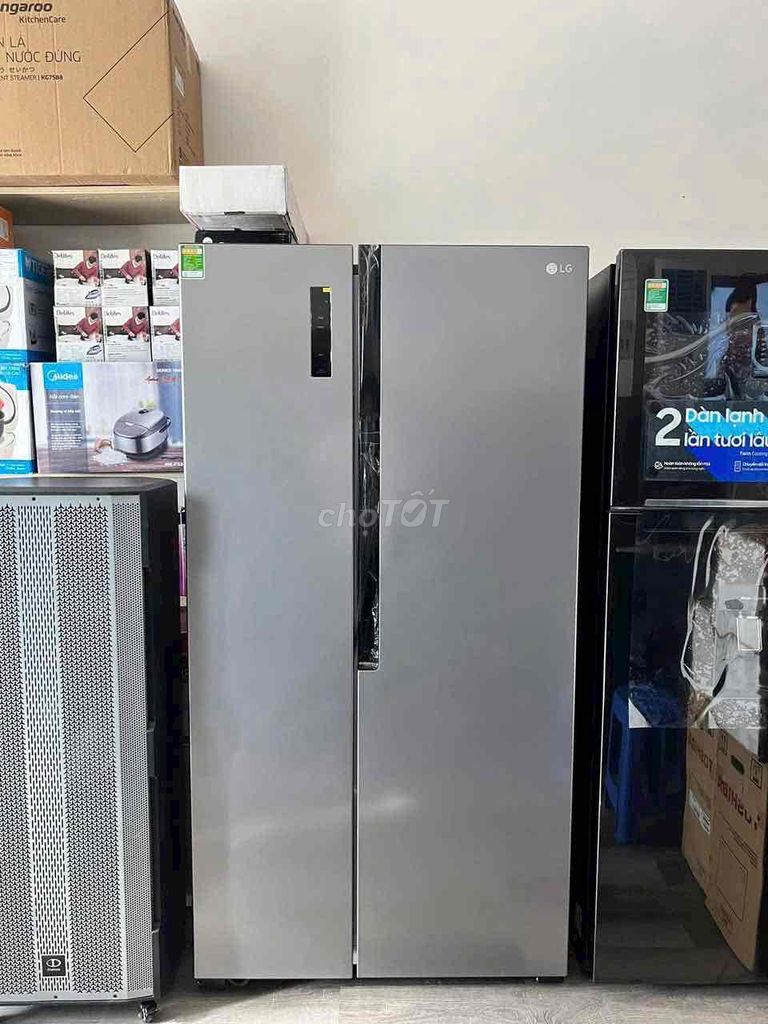 Tủ lạnh LG Inverter 519 lít Side By Side GR-B256