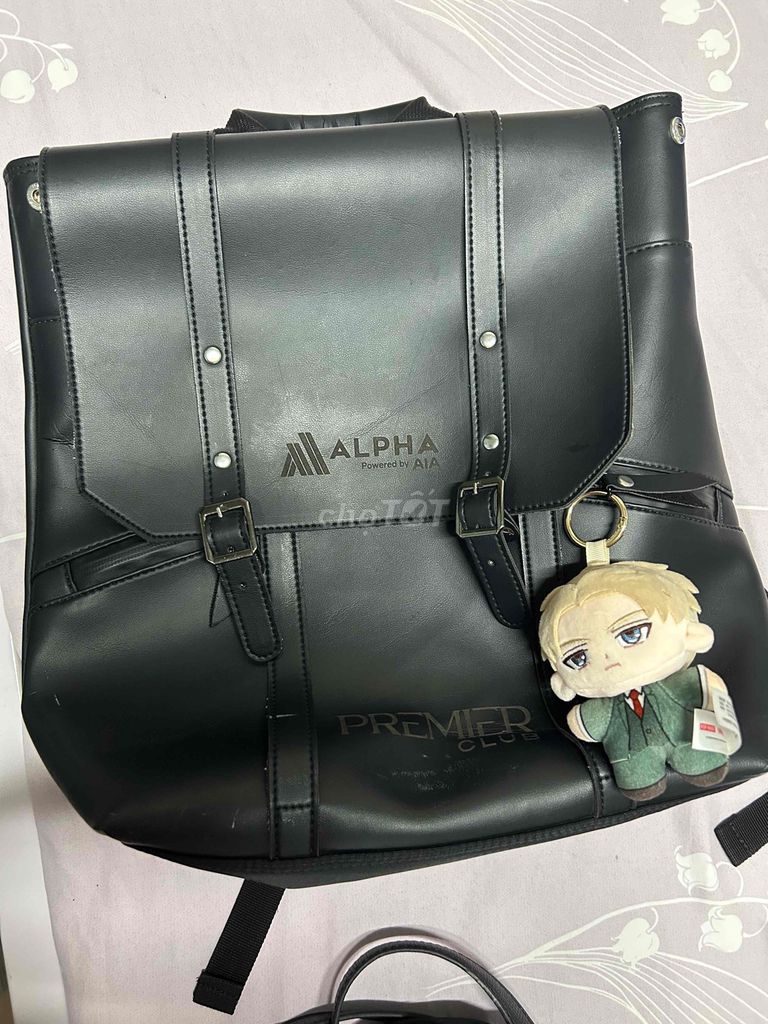 Balo Premier Club Da Đen Unisex. Mua bán Túi xách tại Quận 1 Tp Hồ Chí Minh được đăng bởi Vi Lê hình 1