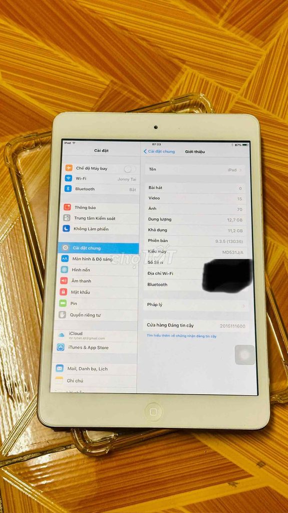 Dư Con Ipad. Mua bán Máy tính bảng tại Quận Bình Tân Tp Hồ Chí Minh được đăng bởi Nguyên Anh Tài hình 6