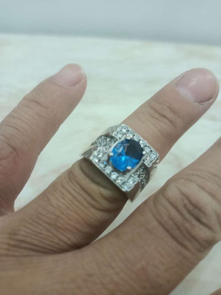 Nhẫn nam Bạc 925 đá tự nhiên 19mm. Mua bán Phụ kiện thời trang khác tại Quận Lê Chân Hải Phòng được đăng bởi Bảo hình 1