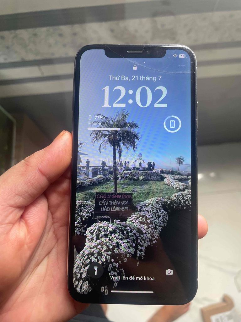 Apple iPhone X 256GB Trắng Mất Face ID, nứt màn. Mua bán Điện thoại tại Thành phố Long Khánh Đồng Nai được đăng bởi thành  hình 1