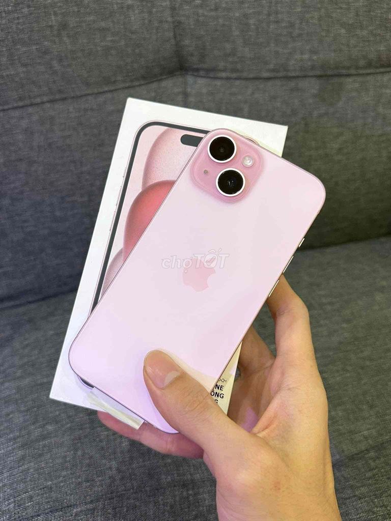 iPhone 15 Hồng FULLBOX 256G CHẤT NEW APPLE 2025. Mua bán Điện thoại tại Quận Thanh Xuân Hà Nội được đăng bởi Nguyễn Huy Dũng hình 1