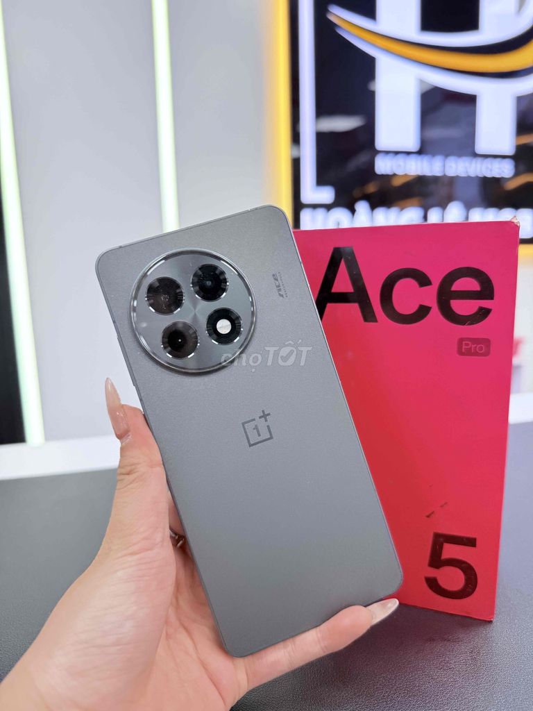 ONEPLUS ACE 5 PRO-BẢN 12/256G-FULLBOX-MÀU BLACK. Mua bán Điện thoại tại Thành phố Biên Hòa Đồng Nai được đăng bởi Mobile Di Động Biên Hoà hình 1