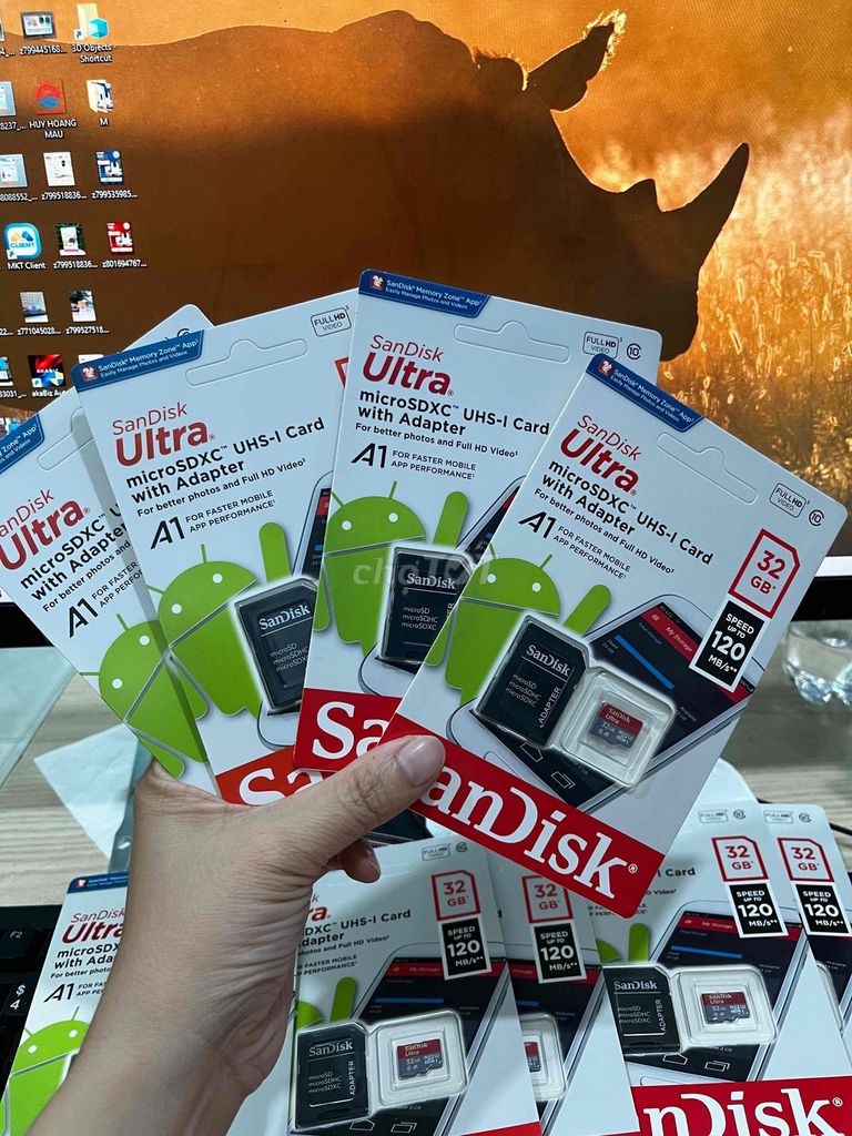 Thẻ nhớ SanDisk Ultra microSDXC 32GB. Mua bán Phụ kiện (Màn hình, Chuột...) tại Quận Tân Phú Tp Hồ Chí Minh được đăng bởi Camera Pin Thẻ Nhớ hình 1