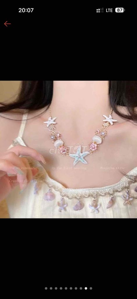 Dây chuyền Vỏ sò Bohemian Nữ. Mua bán Phụ kiện thời trang khác tại Quận Tân Bình Tp Hồ Chí Minh được đăng bởi Nguyễn Hoa hình 1