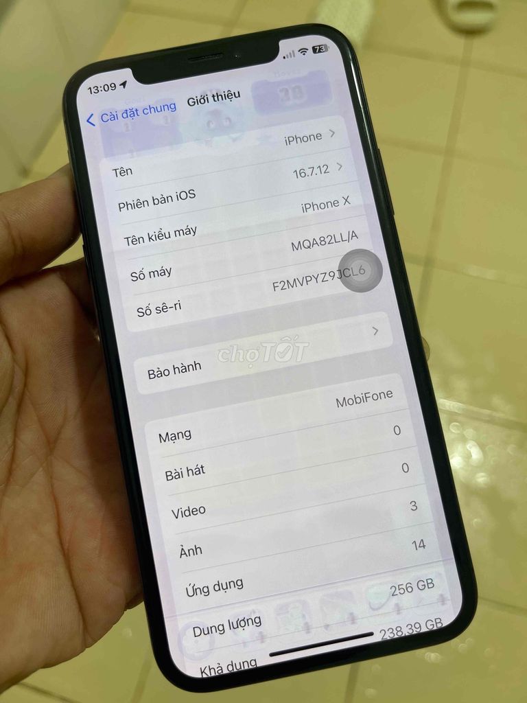 iphone x full quốc tế 256G rin. Mua bán Điện thoại tại Huyện Bình Chánh Tp Hồ Chí Minh được đăng bởi Tống Minh Khoa hình 1