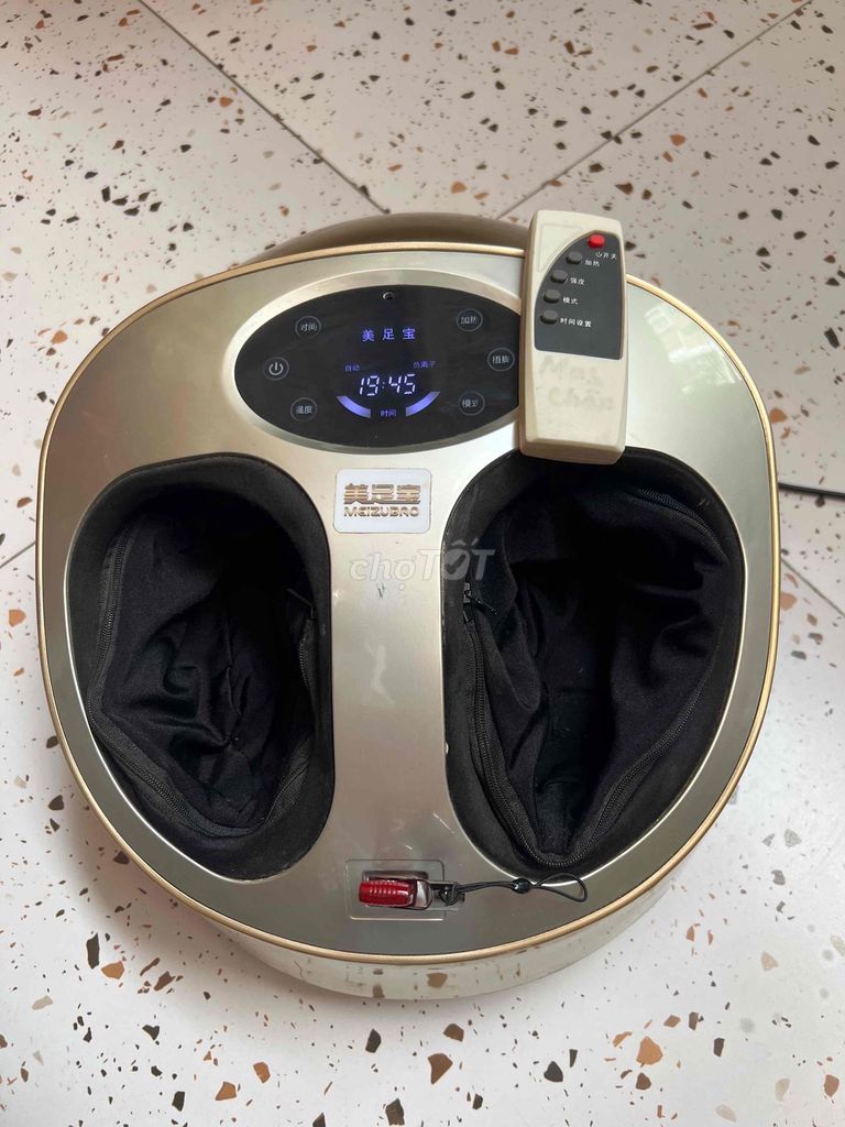 Máy massage chân Meizuo Vàng đồng điều khiển từ xa. Mua bán Nội thất, đồ gia dụng khác tại Quận Gò Vấp Tp Hồ Chí Minh được đăng bởi Nhu Vinh hình 1