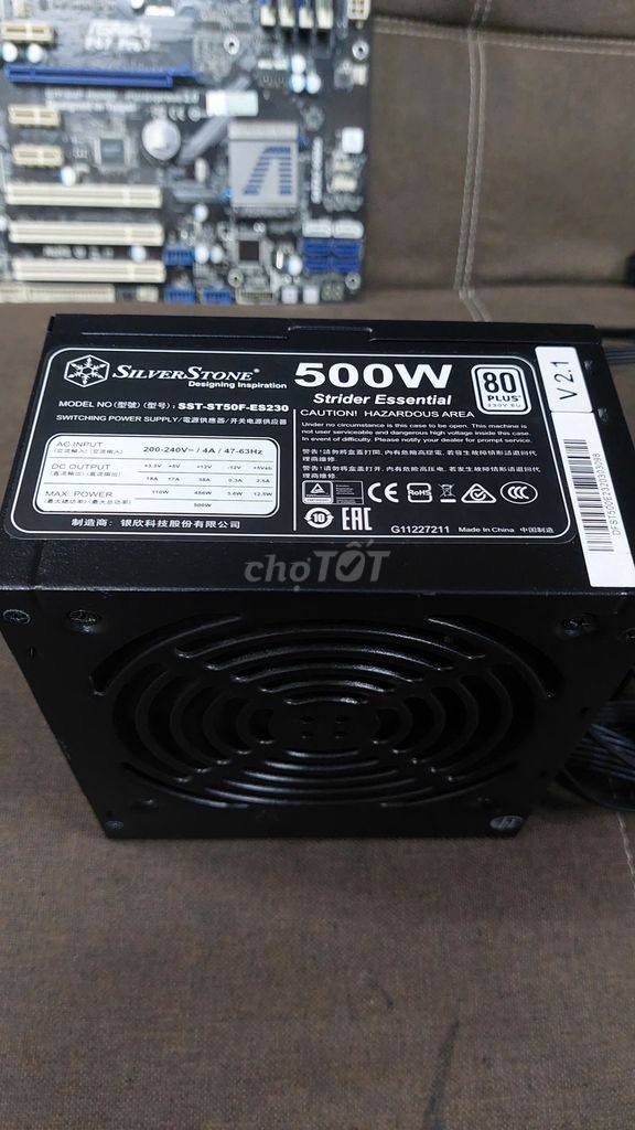 SilverStone 500W ST50F-ES230 - 80+ [BH.1TH] - 400K