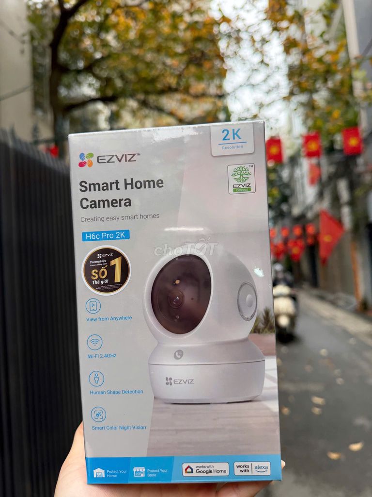 Camera WiFi trong nhà quay quét EZVIZ H6c Pro 3MP. Mua bán Máy ảnh, Máy quay tại Quận Thanh Xuân Hà Nội được đăng bởi Camera GIÁ SỈ hình 1