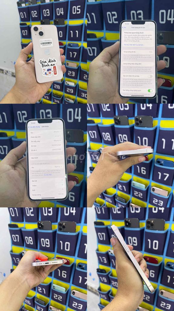 Apple iPhone 13 128GB Hồng Zin full. Mua bán Điện thoại tại Quận 4 Tp Hồ Chí Minh được đăng bởi Quốc Đạt 888 hình 1