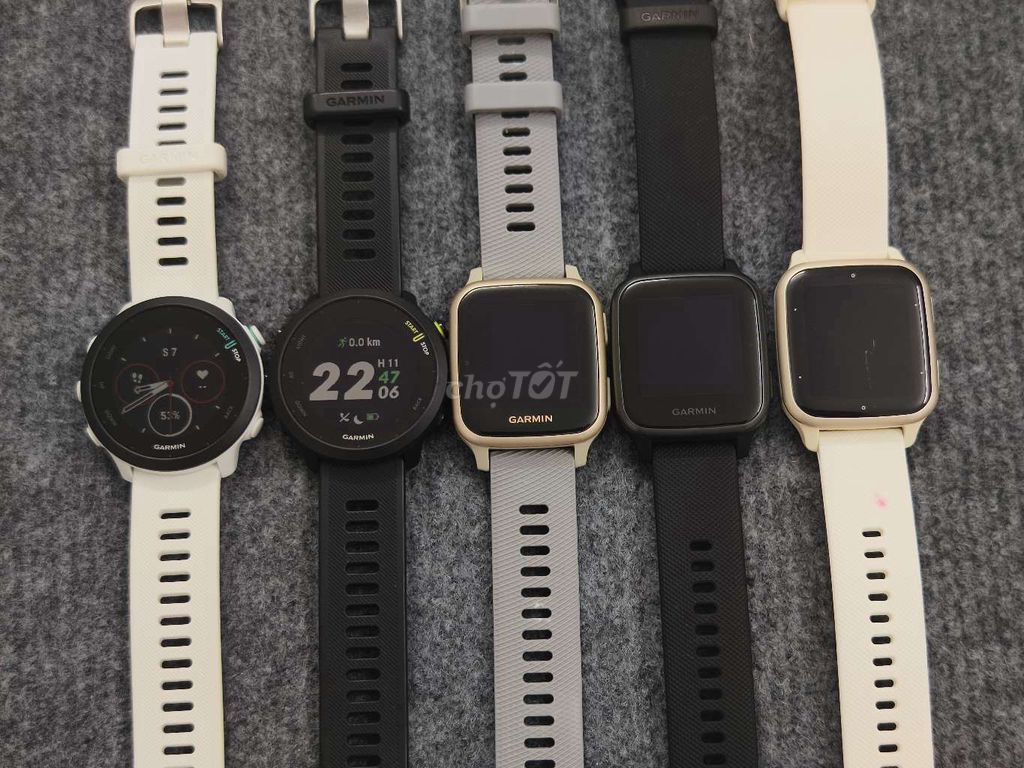 Garmin Forerunner 55 Trắng Đen. Mua bán Thiết bị đeo thông minh tại Quận Ba Đình Hà Nội được đăng bởi Trần Đình Thiêm hình 1