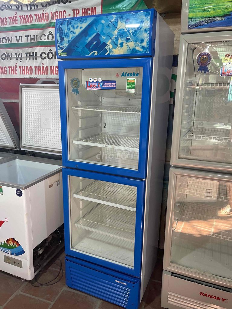 Tủ mát Alaska 400 lít 2 cánh Xanh. Mua bán Tủ lạnh tại Quận Tân Phú Tp Hồ Chí Minh được đăng bởi cửa hàng thanh lý đồ cũ hình 1