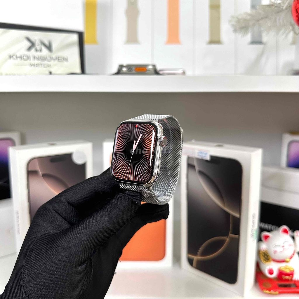 Apple Watch Series 7 45mm Thép Trắng LTe Mỹ. Mua bán Thiết bị đeo thông minh tại Quận Thanh Xuân Hà Nội được đăng bởi Nguyễn Hữu Nguyên hình 1
