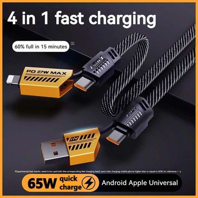 Cable Sạc SuperCharge 65W 4 in 1