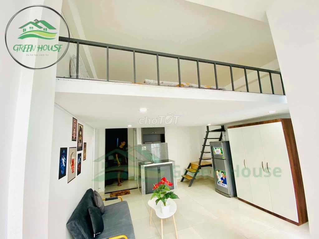 Duplex full nội thất bancon 4-5 người ở thoải mái ngã tư bảy hiền