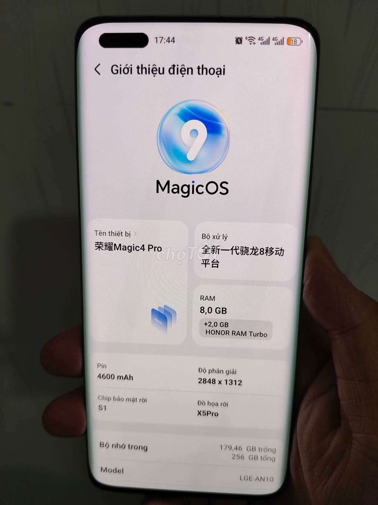 Honor Magic4 Pro 256GB Vàng. Mua bán Điện thoại tại Thị xã Tân Uyên Bình Dương được đăng bởi Bình Nguyễn hình 1