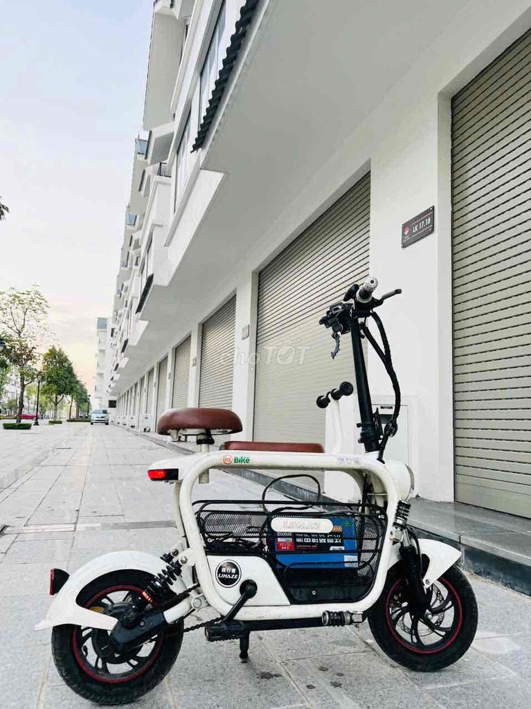 Xe đạp điện Lihaze Trắng Gấp gọn. Mua bán Xe điện tại Quận Nam Từ Liêm Hà Nội được đăng bởi Bùi Anh Dũng hình 8