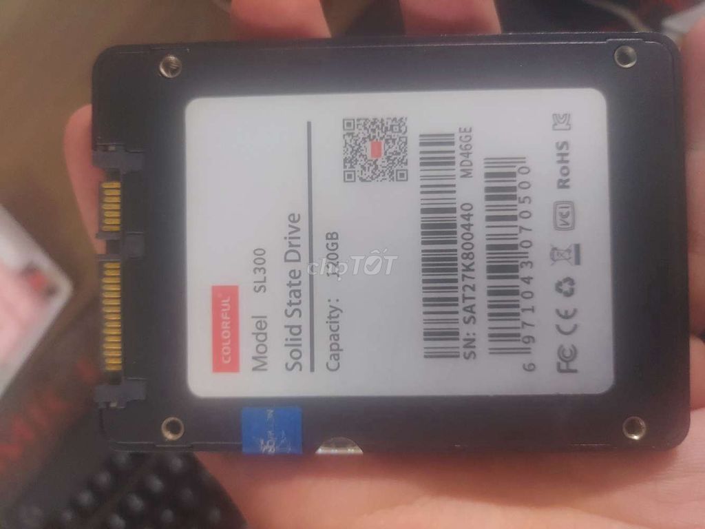Ổ cứng SSD Colorful SL300 120GB SATA III. Mua bán Linh kiện (RAM, Card...) tại Thành phố Vĩnh Long Vĩnh Long được đăng bởi TECH HUB PC hình 1