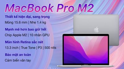 MACBOOK PRO 13INCH M2 2022 MỚI 100% NEW SEAL