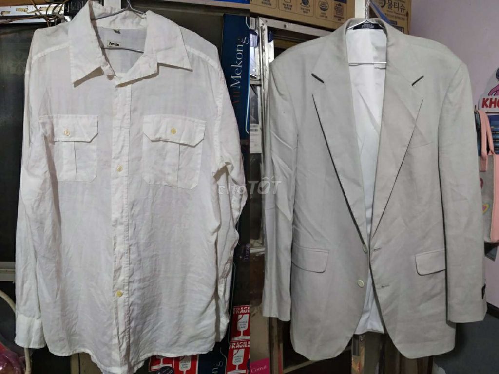 Combo Áo vest nam và sơ-mi đủi cho AE size 2XL,sip. Mua bán Quần áo tại Quận Ninh Kiều Cần Thơ được đăng bởi Shop Tứ Quí hình 1