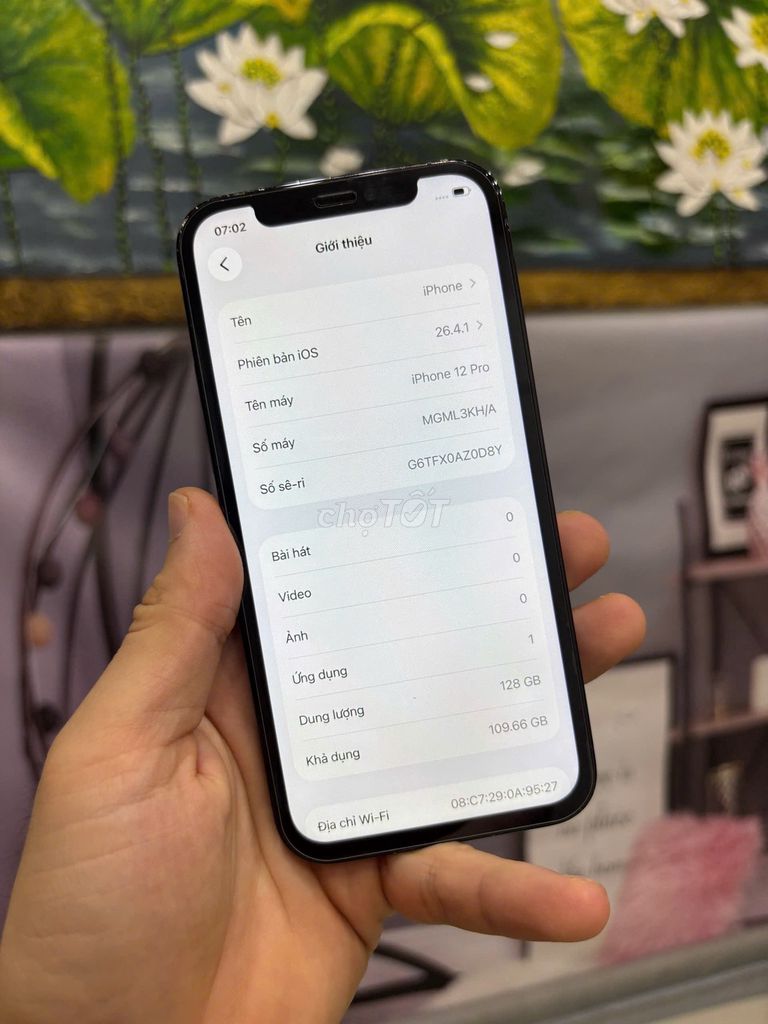 iPhone 12 Pro 128GB Xanh Đã sử dụng. Mua bán Điện thoại tại Quận Bắc Từ Liêm Hà Nội được đăng bởi Cửa hàng Bính Táo hình 1