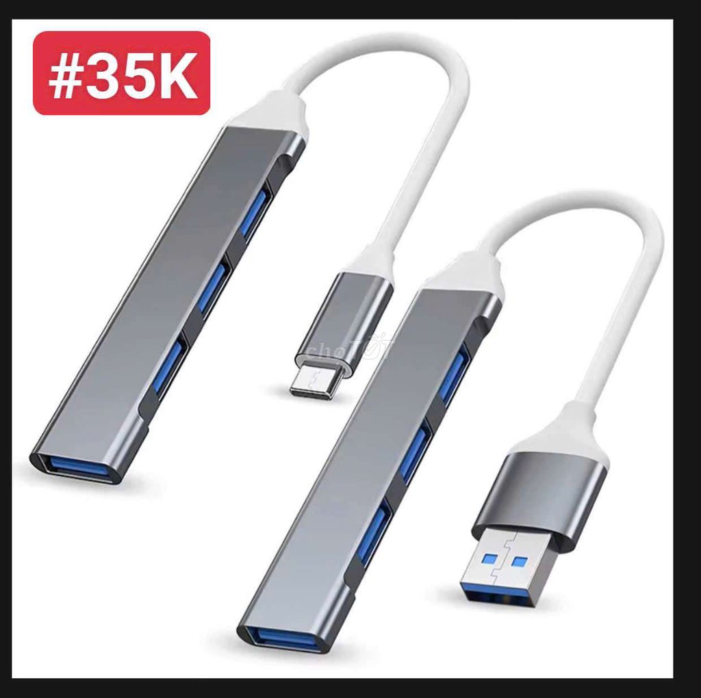 Khuyến mãi Hub chia usb 3.0 và 3 ngõ 2.0