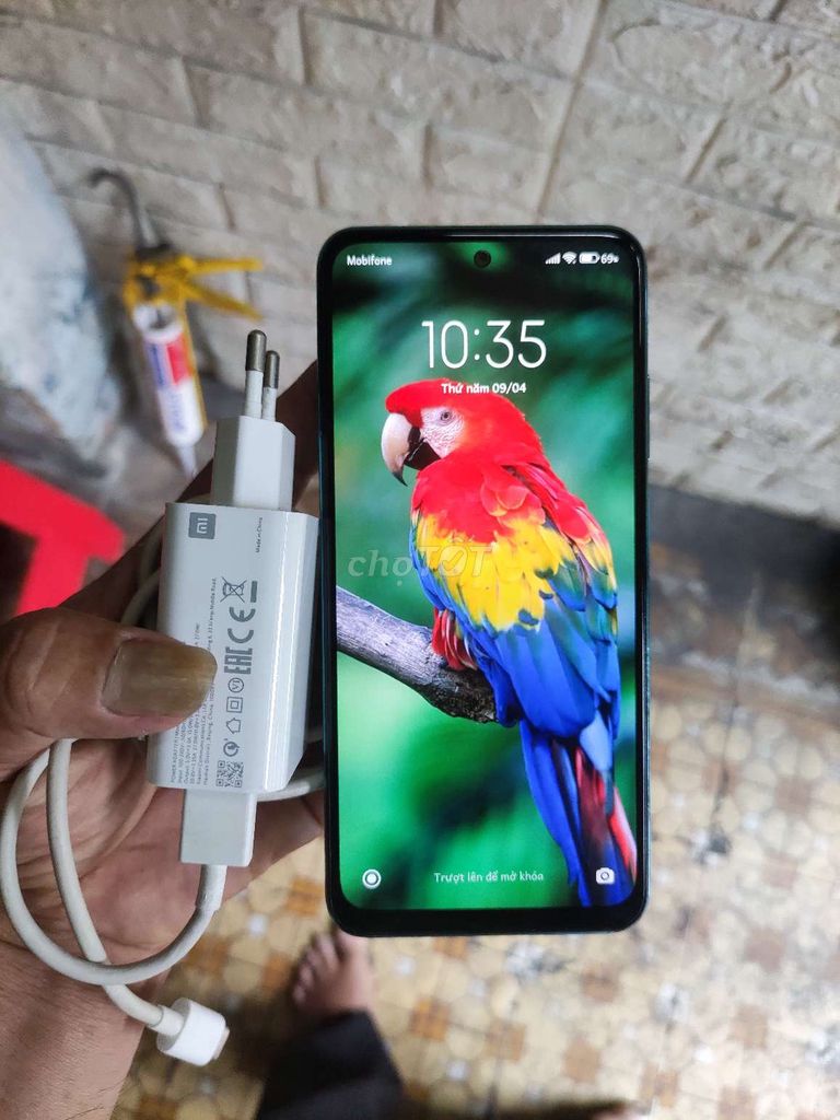 Xiaomi Redmi Note 10 6/128G Vân Tay Sony Mới. Mua bán Điện thoại tại Quận 3 Tp Hồ Chí Minh được đăng bởi Thúy Hoàng  hình 1