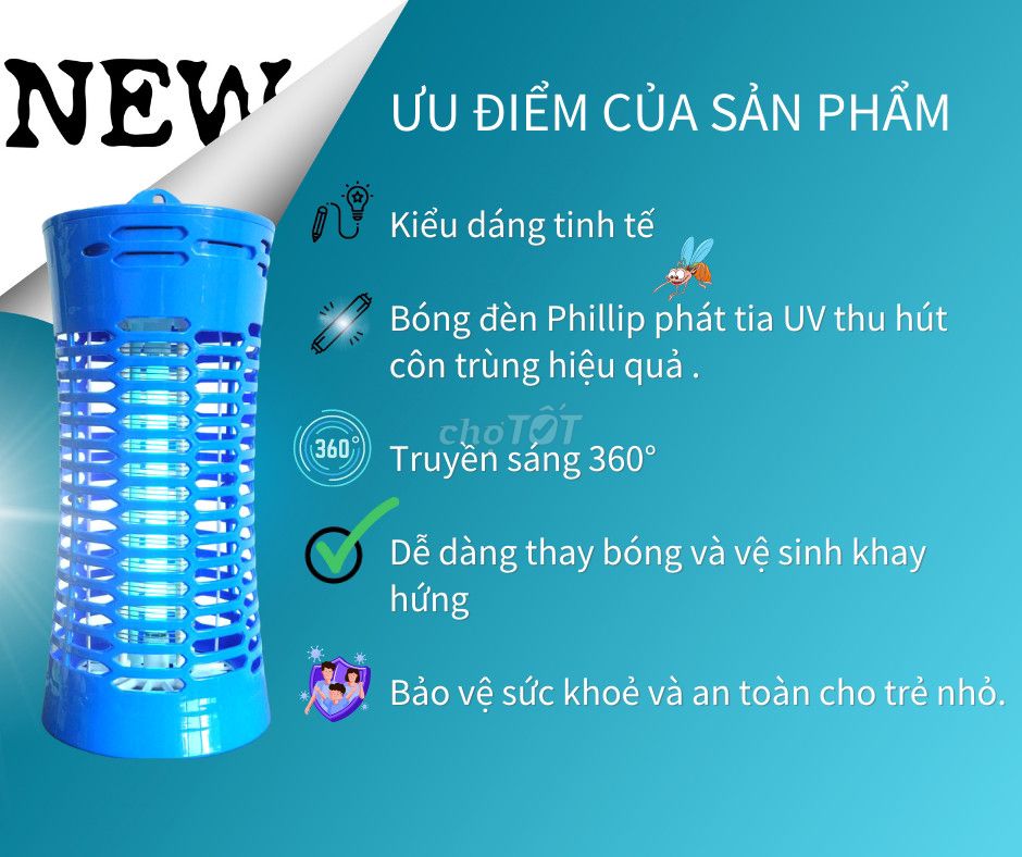 ĐÈN DIỆT MUỖI ĐẠI SINH DS-D6N