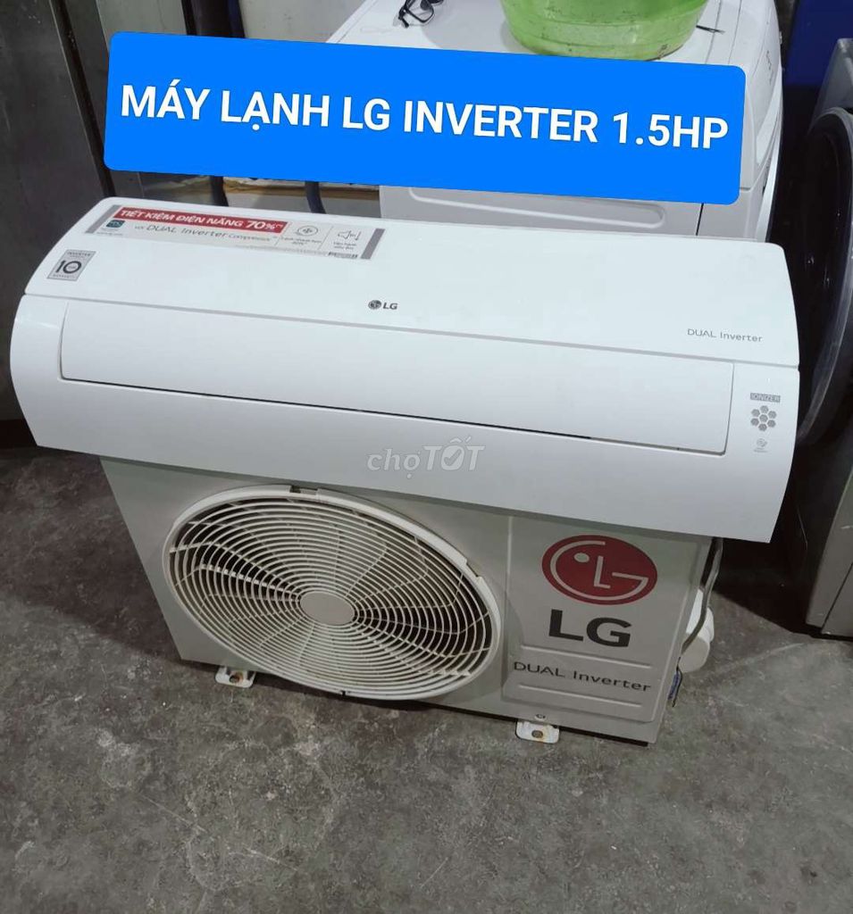 Máy lạnh LG Inverter 1.5HP Tiết kiệm điện. Mua bán Máy lạnh, điều hoà tại Thành phố Nha Trang Khánh Hòa được đăng bởi Bảo trì điện lạnh Nha Trang hình 1