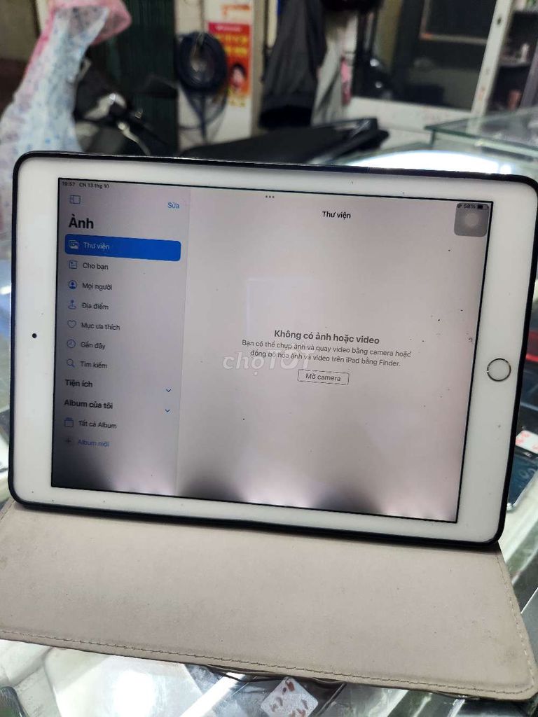 ipad Air2 16G, có sim 4G. Màn lỗi xấu, icloud ẩn.