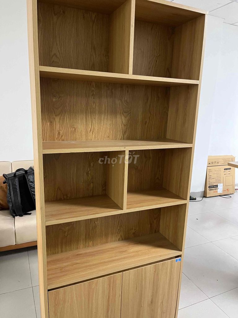 Kệ sách gỗ vàng 1m83x80cm. Mua bán Tủ, kệ gia đình tại Quận Bắc Từ Liêm Hà Nội được đăng bởi Vũ tiến dung hình 1