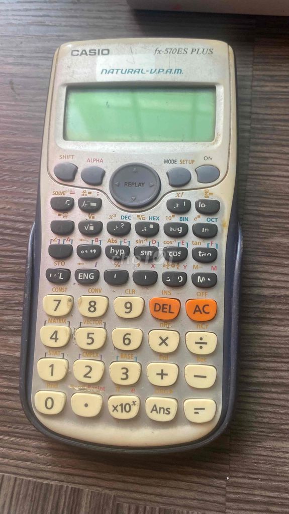 Máy tính CASIO fx 570ES plus cũ. Mua bán Đồ dùng văn phòng tại Huyện Càng Long Trà Vinh được đăng bởi Thach Lee hình 1