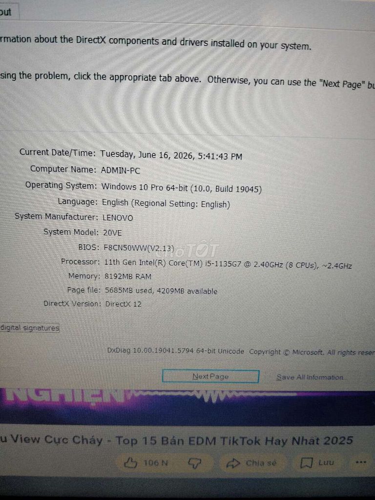 Lenovo ThinkBook i5-1135G7 8GB/SSD Xám. Mua bán Laptop tại Huyện Bình Chánh Tp Hồ Chí Minh được đăng bởi phuckent hình 1