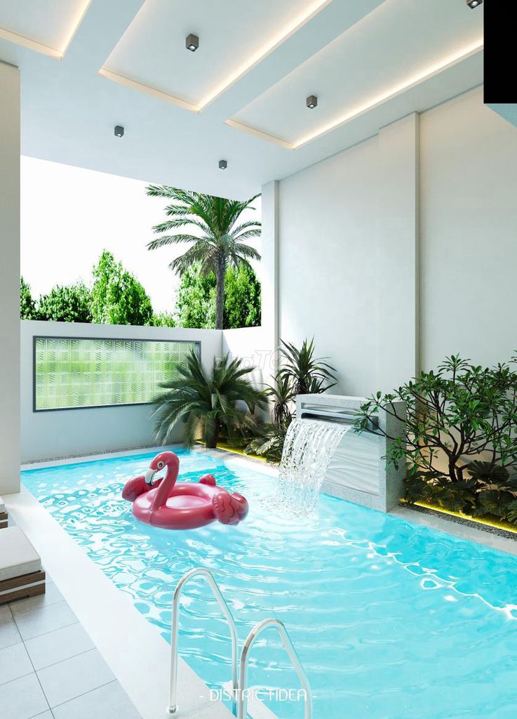 🌿🏊 Тихая квартира с 1 спальней – есть спортзал и бассейн