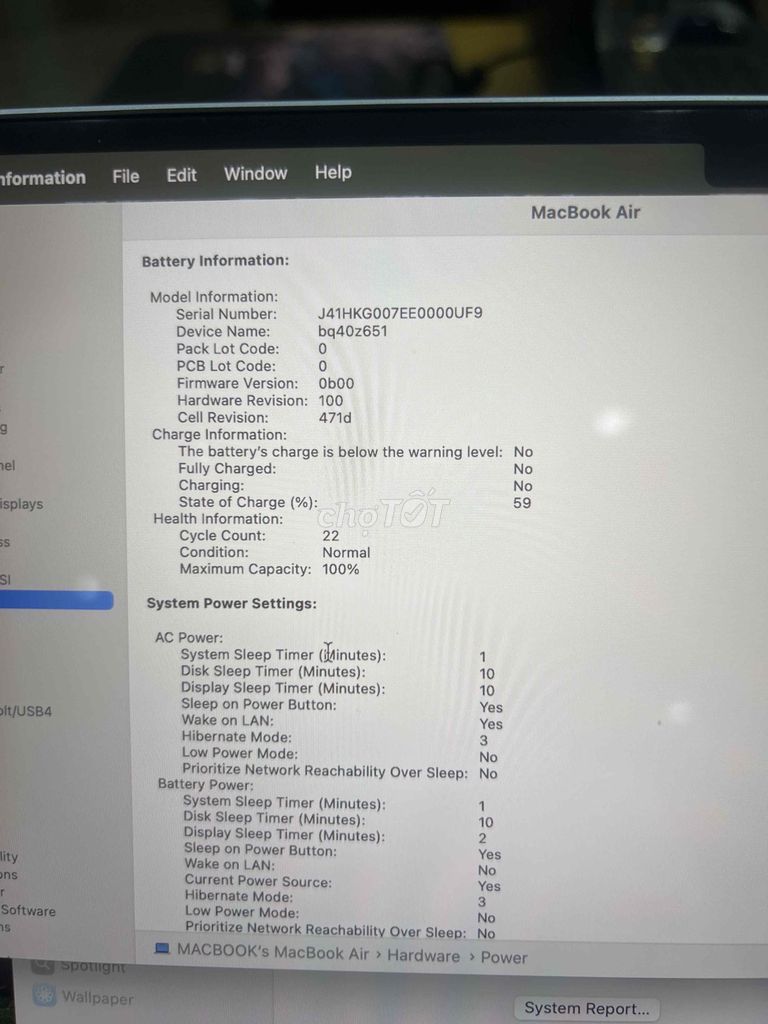 Apple Macbook Air M4 13.6 inch 16GB/512GB Như mới. Mua bán Laptop tại Quận Gò Vấp Tp Hồ Chí Minh được đăng bởi Quốc Thắng Laptop hình 1