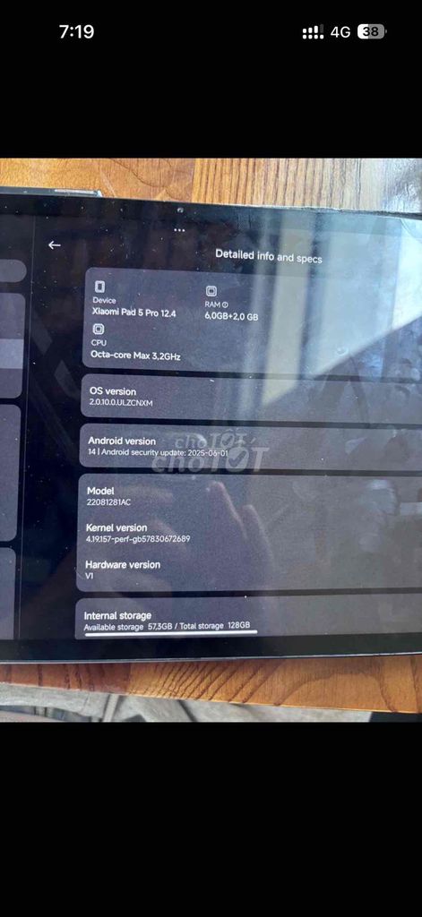 Xiaomi Pad 5 Pro 12.4 6GB/128GB. Mua bán Máy tính bảng tại Quận Bình Thạnh Tp Hồ Chí Minh được đăng bởi Đạt Lê Thanh hình 1