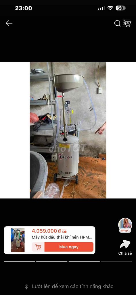Máy hút dầu thải HPM HC-2097 Đã sử dụng. Mua bán Đồ chuyên dụng, Giống nuôi trồng tại Quận Ngũ Hành Sơn Đà Nẵng được đăng bởi QT hình 1