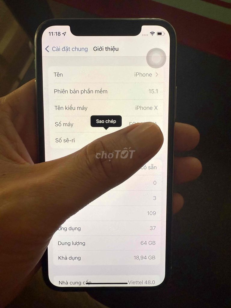 IPhone X,Nguyên Zin,IOS 15 Bao Mượt. Mua bán Điện thoại tại Thành phố Buôn Ma Thuột Đắk Lắk được đăng bởi Chí Dĩnh hình 1