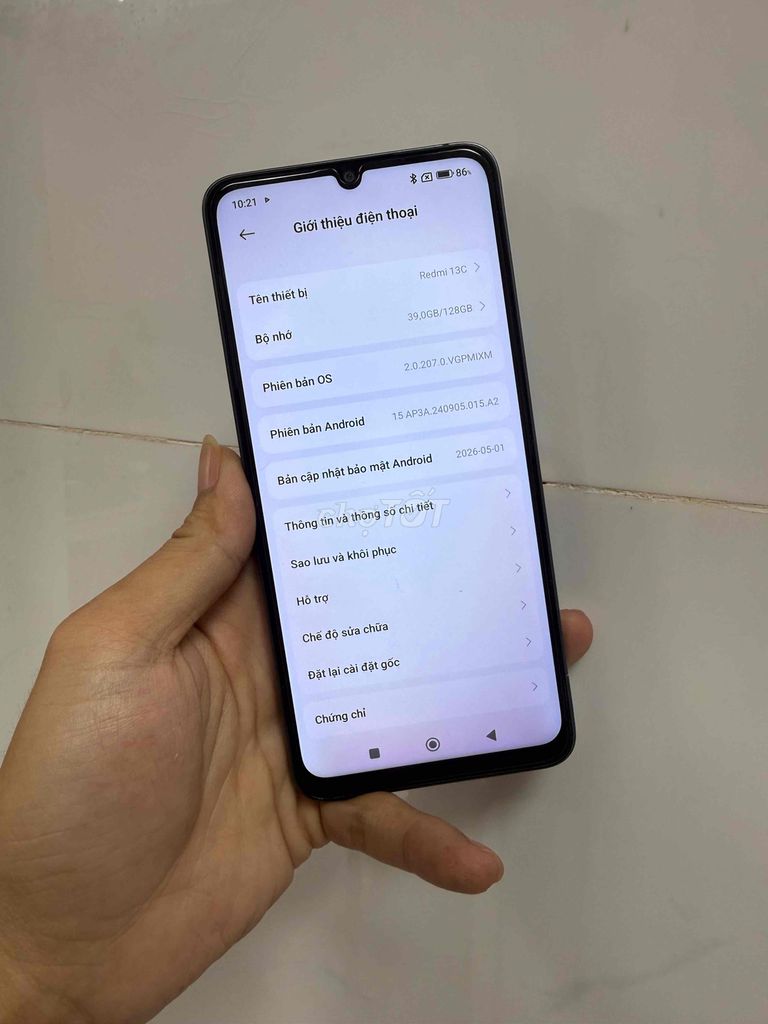 Xiaomi Redmi 13C 128GB Xám 4GB. Mua bán Điện thoại tại Thành phố Tân An Long An được đăng bởi lê văn thái hình 1