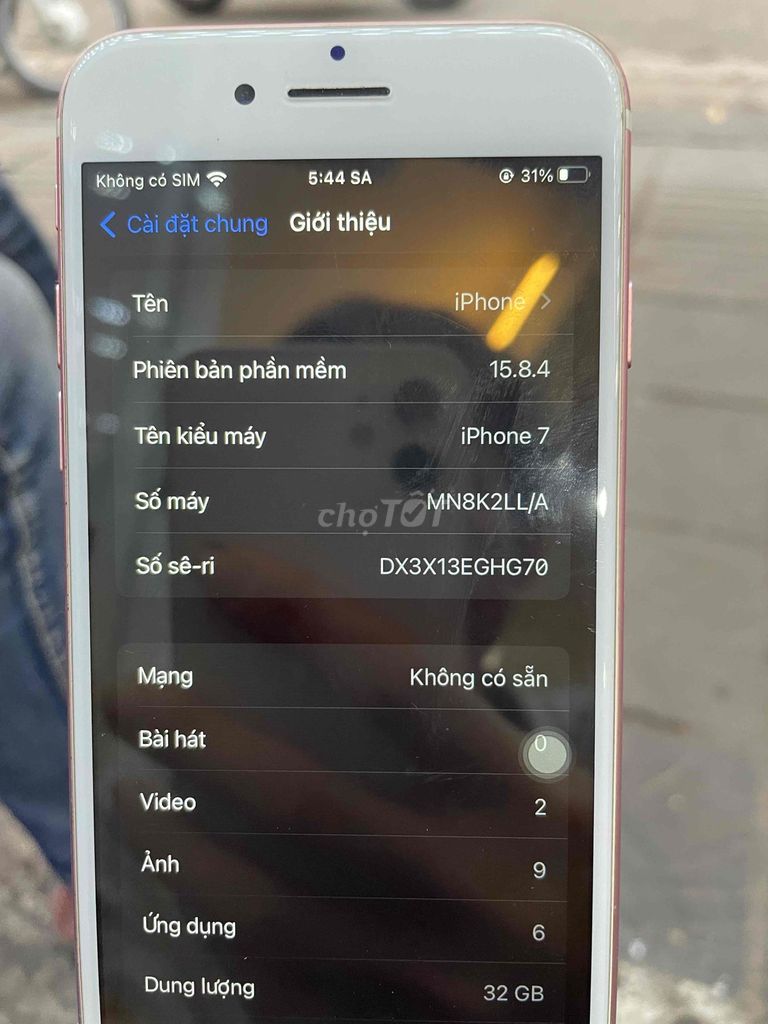 Apple iPhone 7 32GB Hồng. Mua bán Điện thoại tại Quận Hai Bà Trưng Hà Nội được đăng bởi Bui Văn Trường hình 1