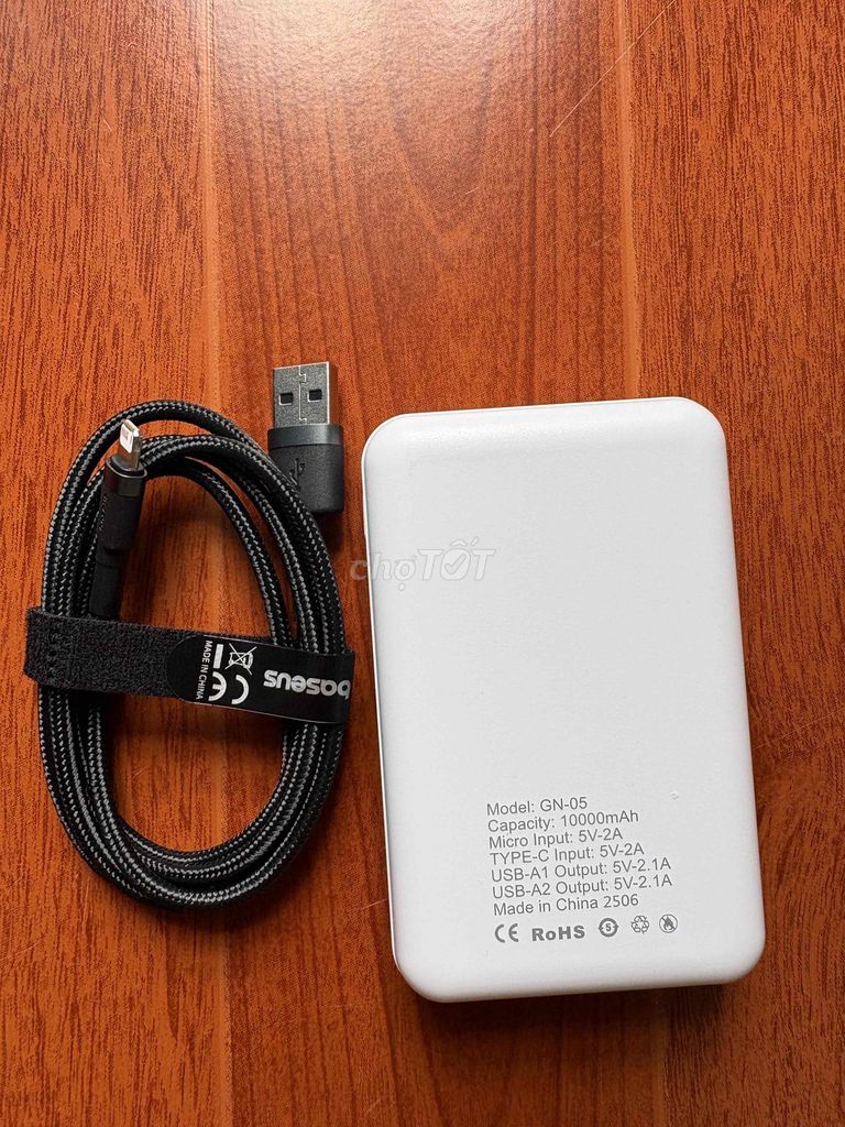 Sạc dự phòng AVA+ 10000mAh Trắng. Mua bán Phụ kiện (Màn hình, Chuột...) tại Quận 12 Tp Hồ Chí Minh được đăng bởi Nghĩa hình 1